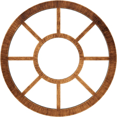 Ekena Millwork Grace Architectural Grade PVC Pierced Ceiling Medallion, Antiqued Copper, 28"OD x 10 1/8"ID x 3/4"P CMPP28GRACO